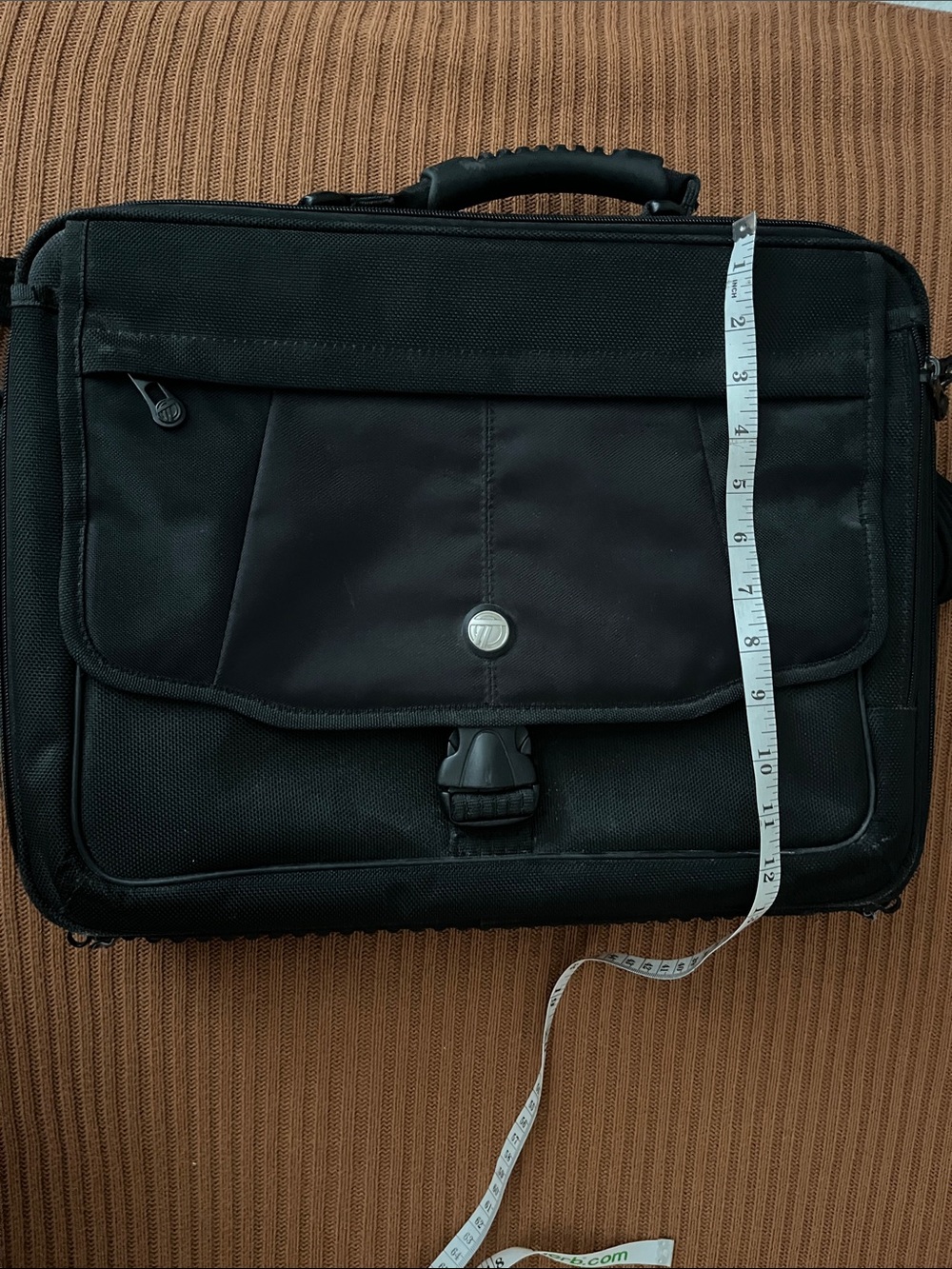 Targus Black Men's Briefcase Laptop Bag - Professional Work Bag